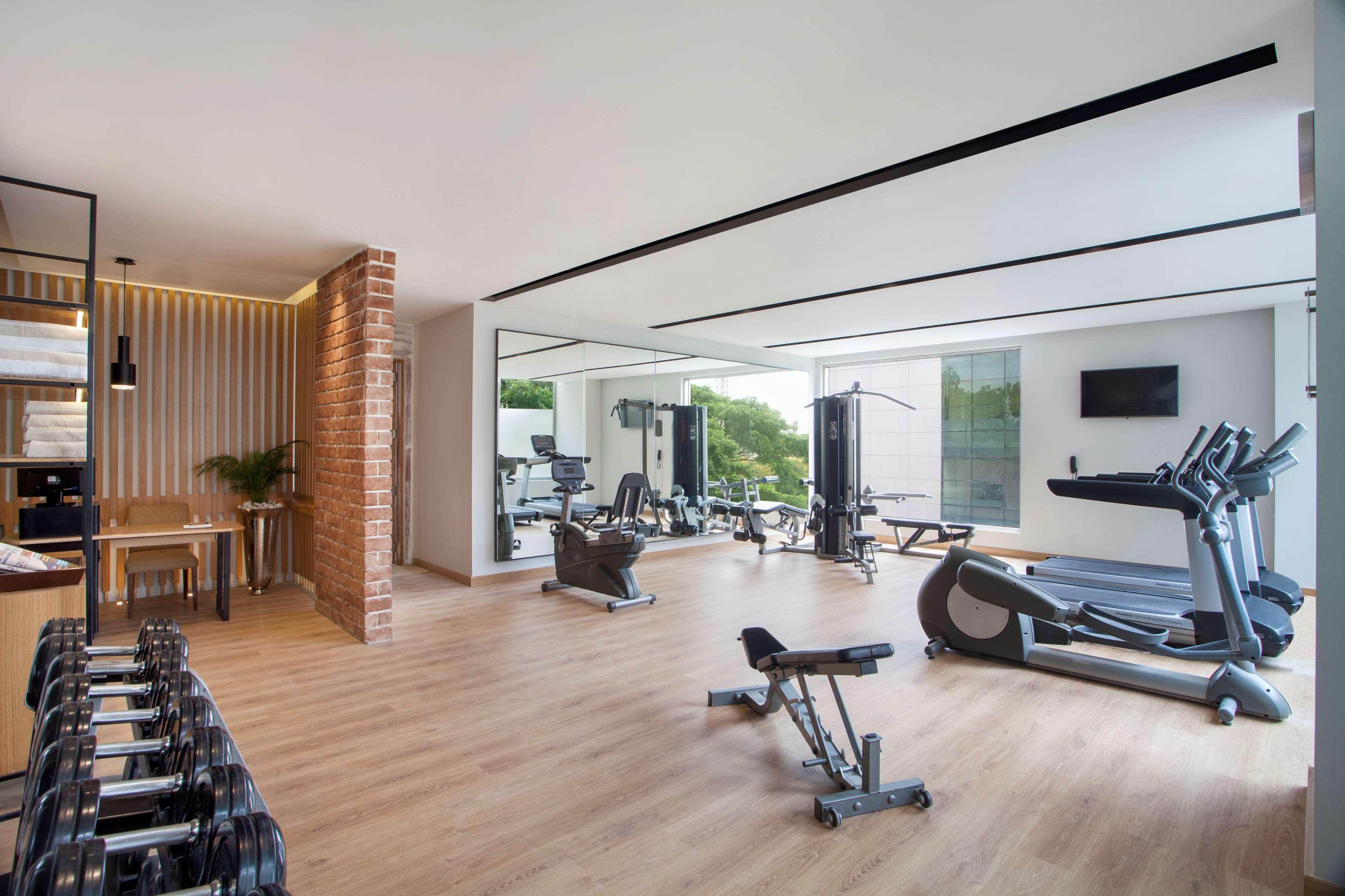 Hyatt Centric Mg Road Bangalore Exterior photo The gym at the hotel